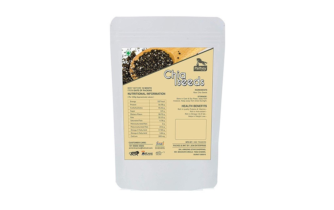 Palfrey Chia Seeds    Pack  300 grams